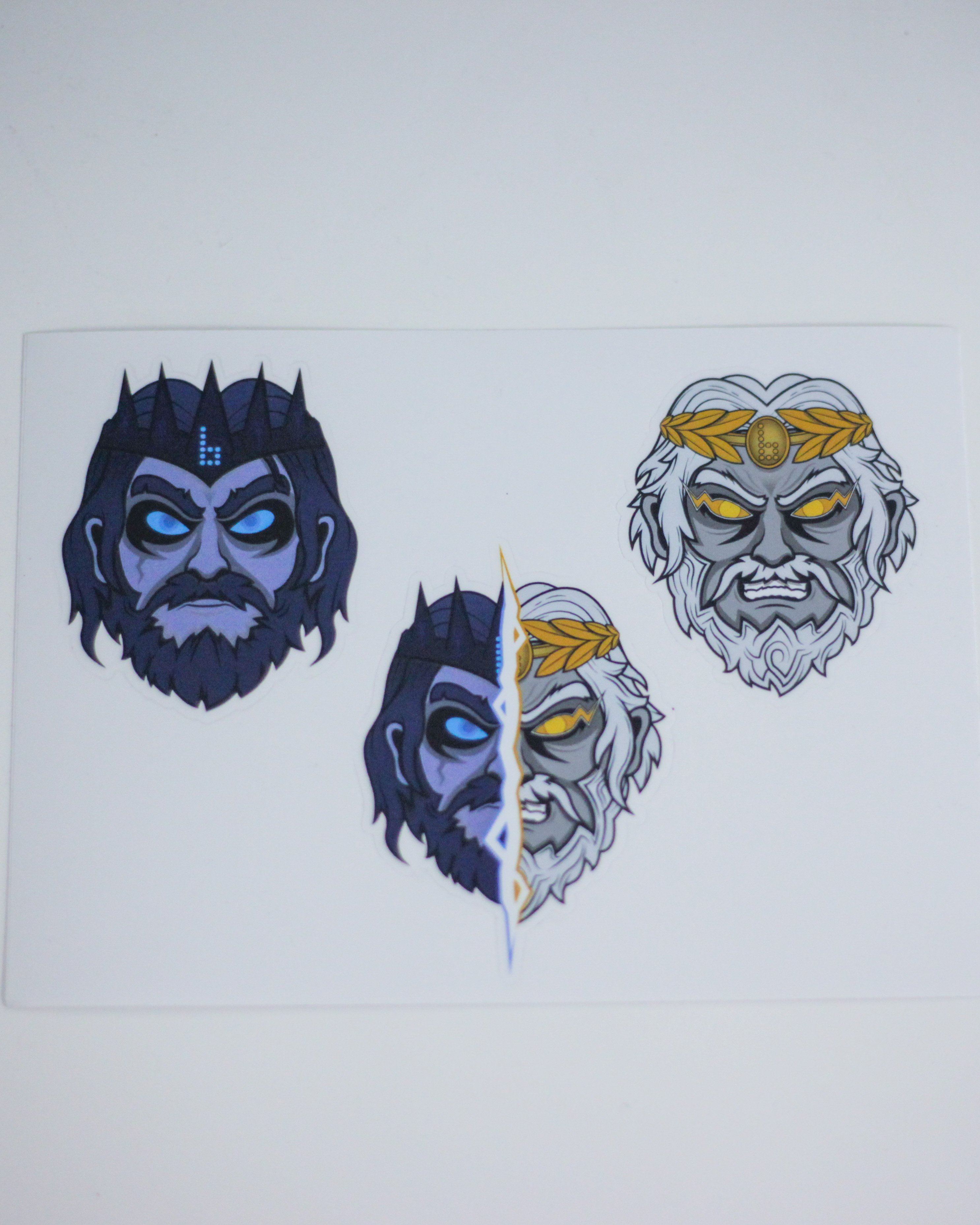 Greek Gods and Goddesses Stickers/pack of 32 Paper Stickers16 Greek Gods X  2perfect for Paper Crafts,journals or Kids' Parties -  Sweden