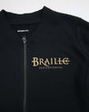 Braille Ladies Lightweight French Terry Bomber Braille Skateboarding 