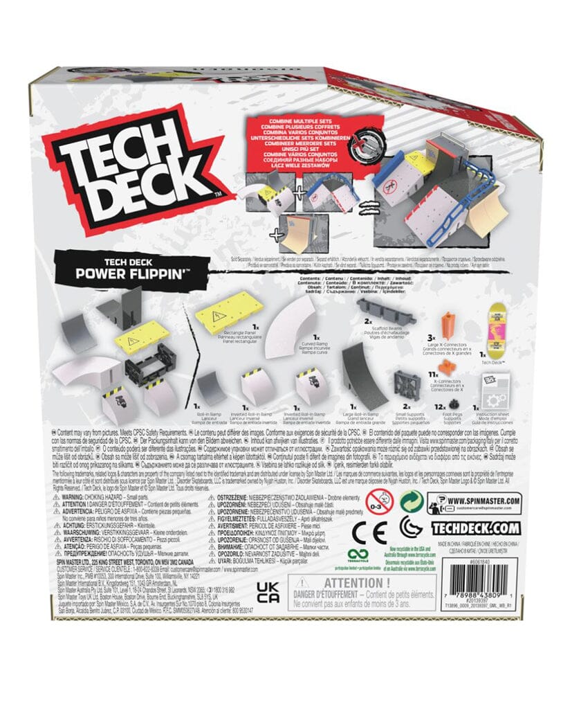 Tech Deck, Pyramid Point, X-Connect Park Creator, Customizable and  Buildable Ramp Set with Exclusive Fingerboard, Kids Toy for Boys and Girls  Ages 6