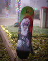 Skeleton Santa Skateboard Deck Braille Skateboarding 