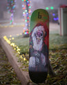 Skeleton Santa Skateboard Deck Braille Skateboarding 