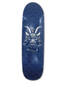 Samurai Shaped Deck Braille Skateboarding Blue 