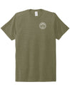 Olive Green Medusa Skate T-Shirt Braille Skateboarding 