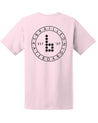 Pink Classic Circle Braille Skate Tee Braille Skateboarding 