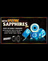 SPITFIRE SAPPHIRES CLEAR PURPLE 58MM 90D Braille Skateboarding 