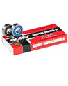 Bones Super Swiss 6 Ball Skateboard Bearings 8 Pack Braille Skateboarding 