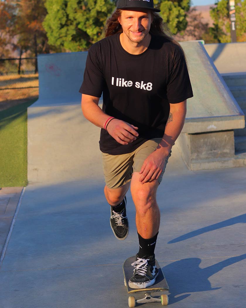 I Like Sk8 Skate Tee Shirt – Braille Skateboarding